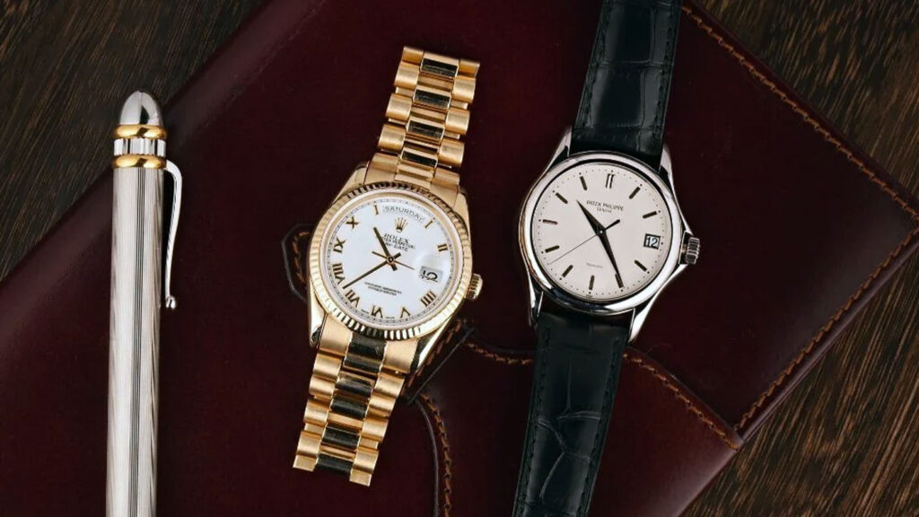 Rolex Datejust and Patek Philippe Calatrava
