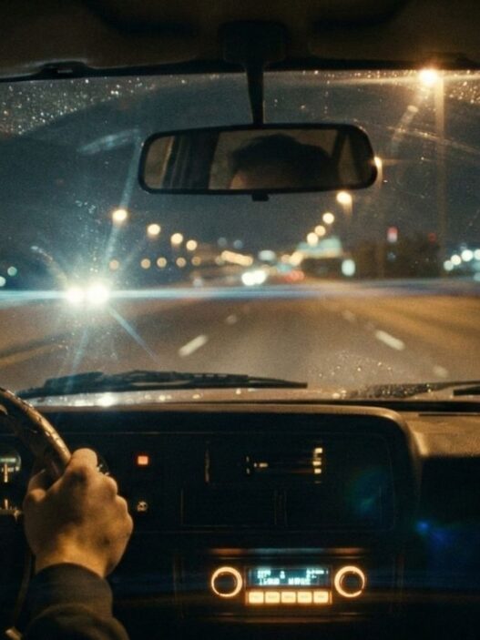 Boş yolda giden film sahnesi, film müziği örneği