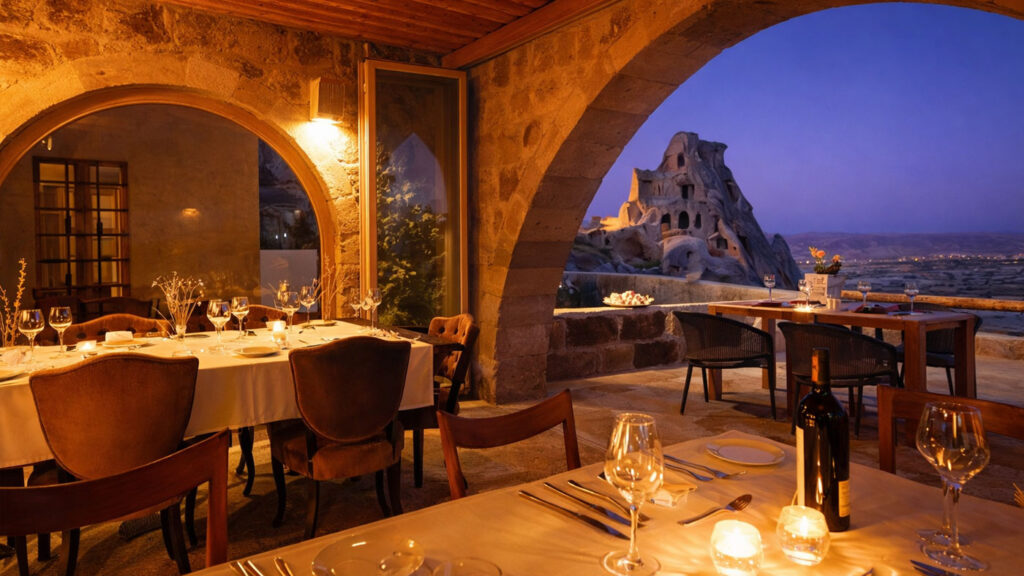 Kapadokya Seki Restaurant Akşam Görüntüsü