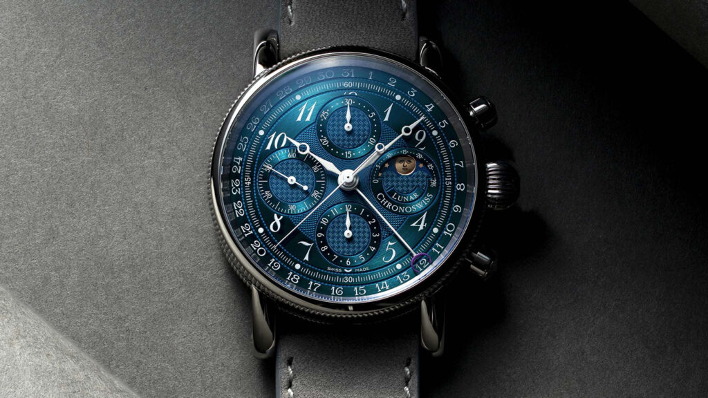 Lunar Chronograph Aurora, markanın komplikasyon ve görsel mimariyi buluşturan yaklaşımını yansıtıyor.