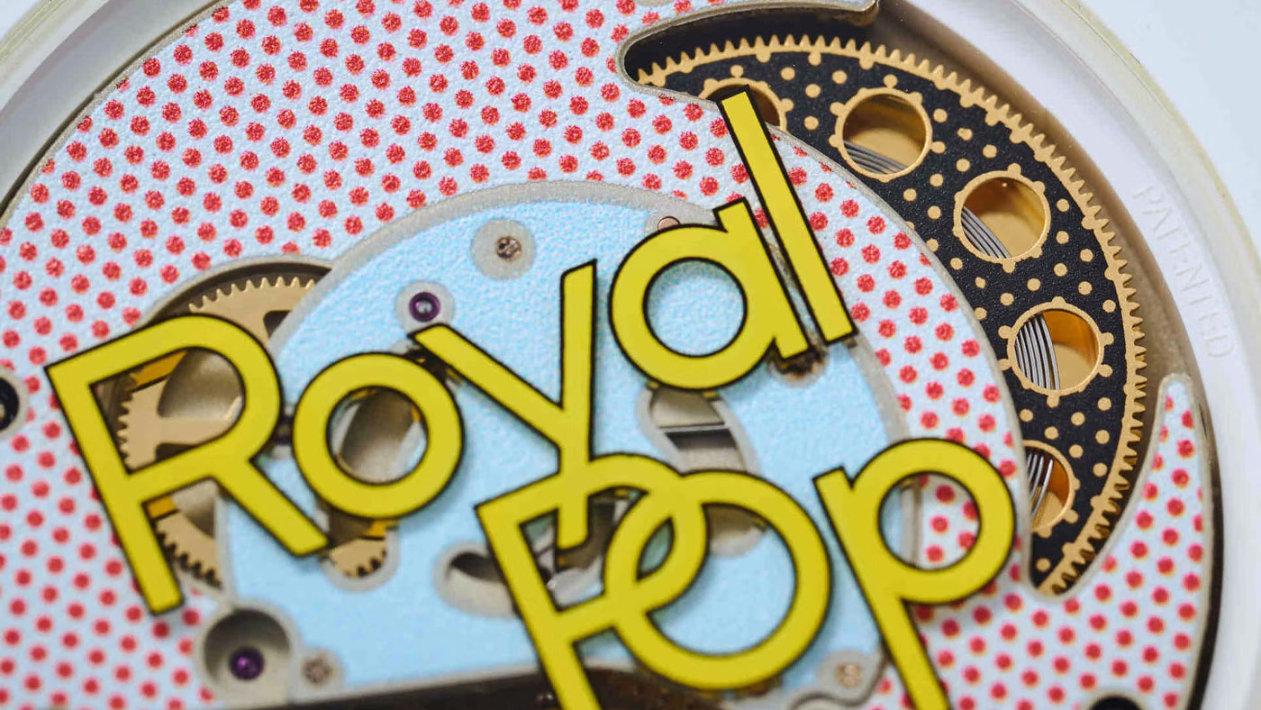 Royal Pop mechanical movement detail