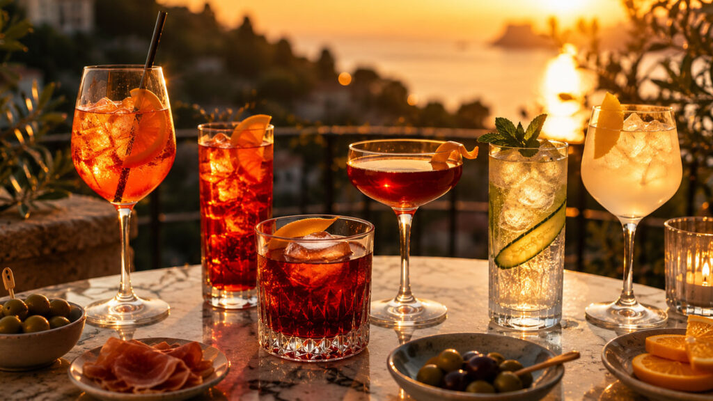 Yaz akşamlarında servis edilen aperitif kokteyl seçkisi
