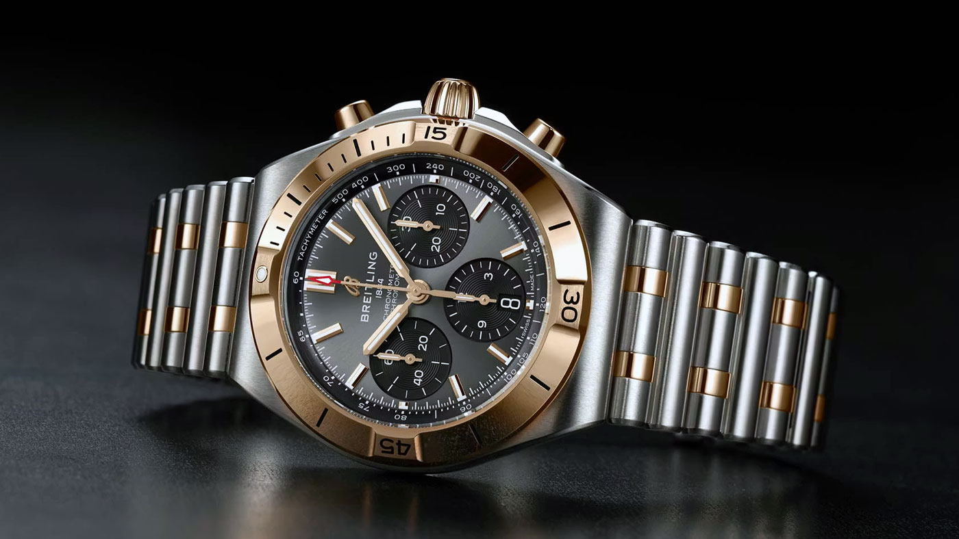Yeni Breitling Chronomat B01 42 Rose Gold