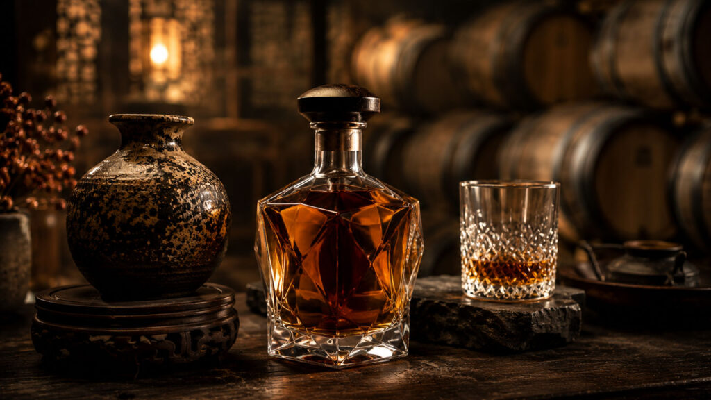 Cross-cultural premium spirit inspired by Chinese and American distilling traditions.