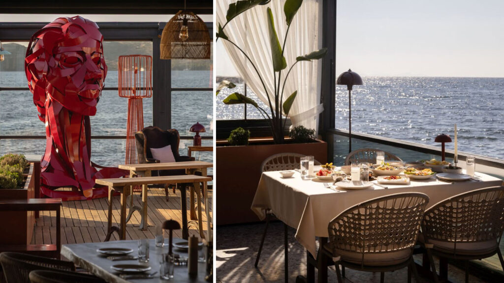 Şekerpare Hanım Yalıkavak atmosphere and sea view