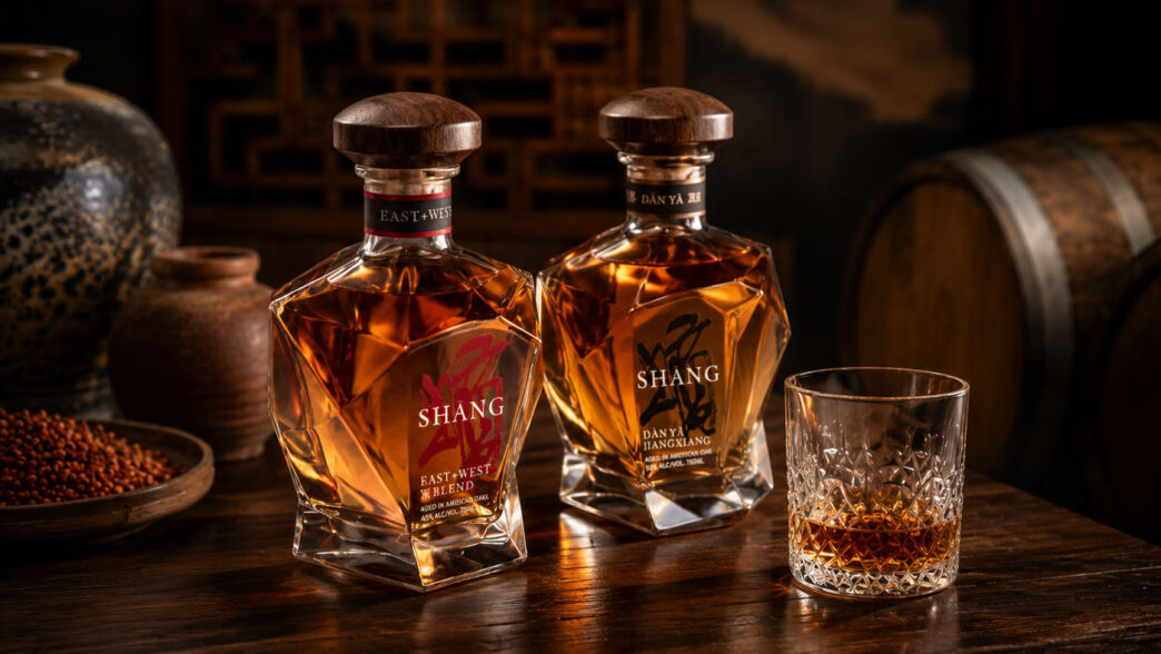 Shāng bringing together Chinese baijiu and American whiskey traditions.