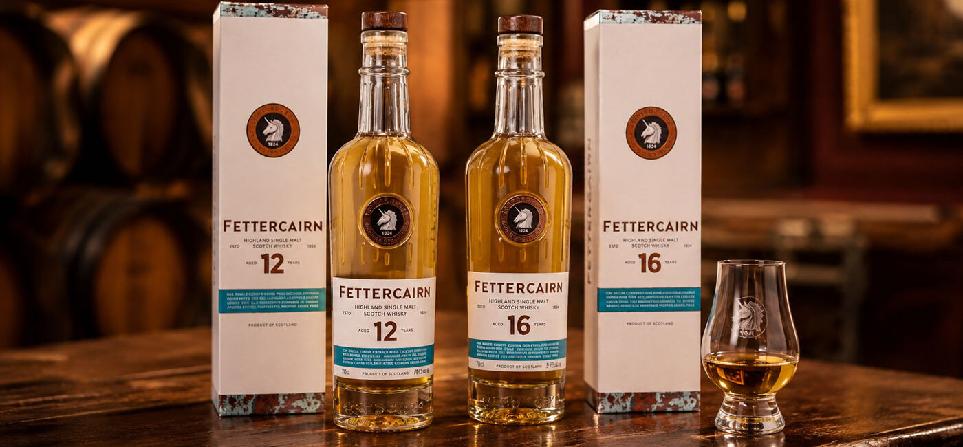 Historic Fettercairn Distillery representing the elegant character of Highland single malt whisky.
