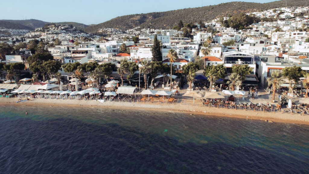 Simare Bodrum Kumbahçe Drone Görseli