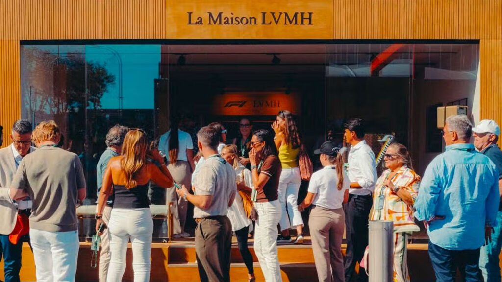 Louis Vuitton artisan at Maison LVMH during the Madrid Formula 1 Grand Prix